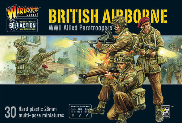 Bolt Action - Great Britain - British Airborne: WWII Allied Paratroopers available at 401 Games Canada