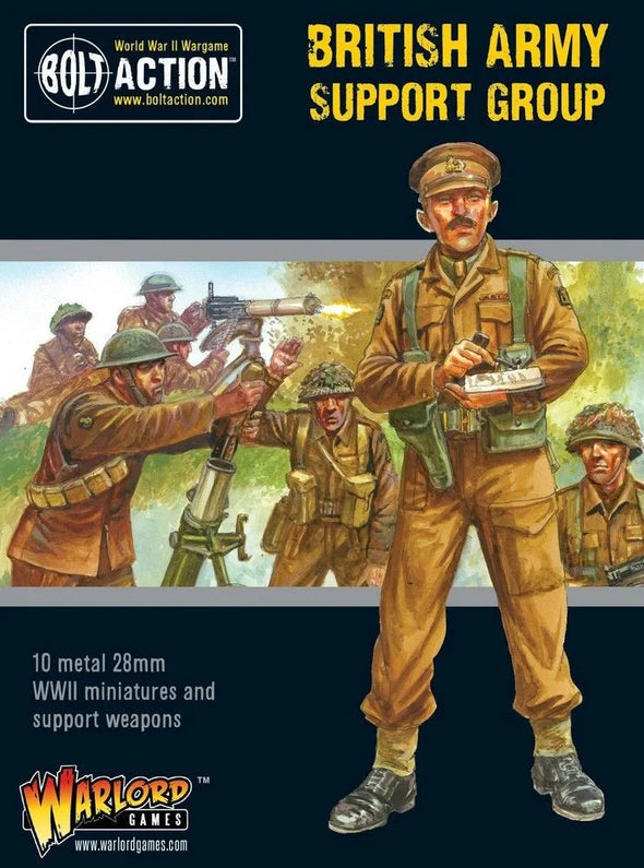 Bolt Action - Great Britain - British Army Support Group available at 401 Games Canada