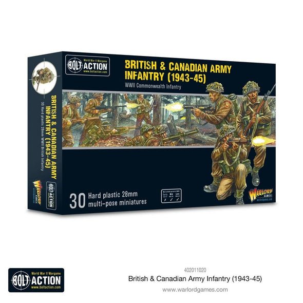 Bolt Action - Great Britain - British & Canadian Army Infantry (1943-45) available at 401 Games Canada