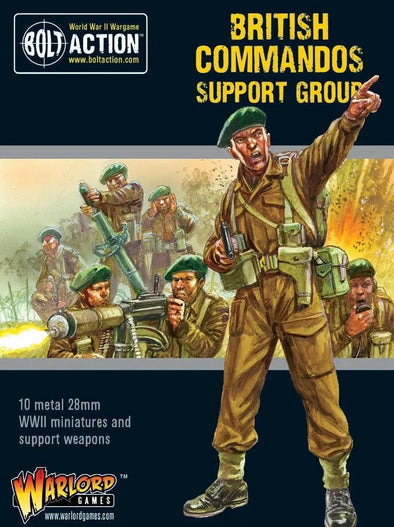 Bolt Action - Great Britain - British Commandos Support Group available at 401 Games Canada