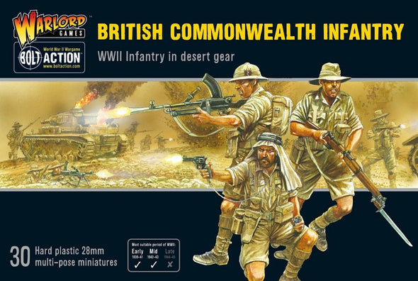 Bolt Action - Great Britain - British Commonwealth Infantry available at 401 Games Canada