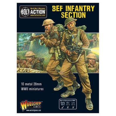 Bolt Action - Great Britain - British Expeditionary Force Infantry Section available at 401 Games Canada