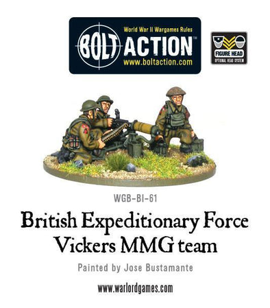 Bolt Action - Great Britain - British Expeditionary Force Vickers MMG Team available at 401 Games Canada