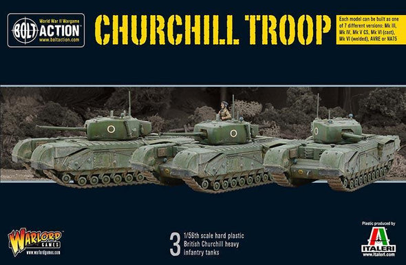 Bolt Action - Great Britain - Churchill Tank Troop available at 401 Games Canada