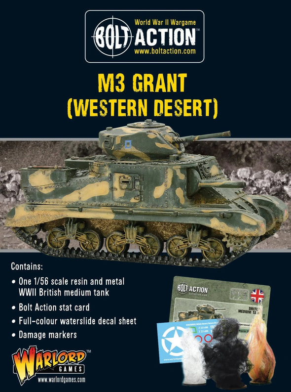 Bolt Action - Great Britain - M3 Grant (Western Desert) available at 401 Games Canada