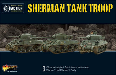 Bolt Action - Great Britain - Sherman Tank Troop available at 401 Games Canada