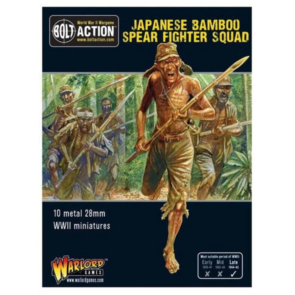 Bolt Action - Imperial Japan - Japanese Bamboo Spear Fighter Squad available at 401 Games Canada