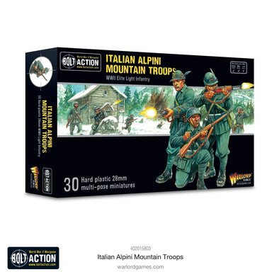 Bolt Action - Italy - Italian Alpini Mountain Troops available at 401 Games Canada