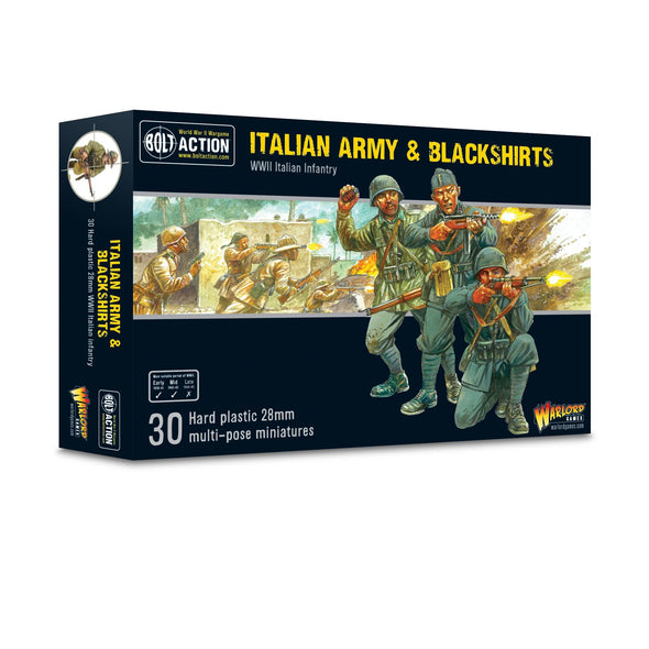 Bolt Action - Italy - Italian Army & Blackshirts available at 401 Games Canada