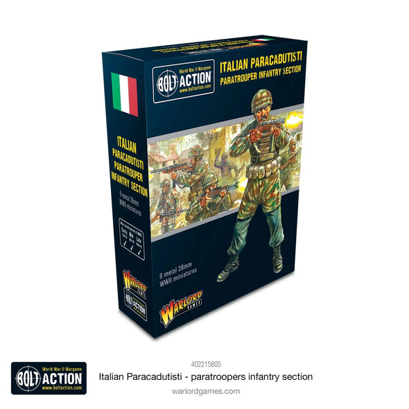 Bolt Action - Italy - Italian Paracadutisti Paratrooper Infantry Section available at 401 Games Canada