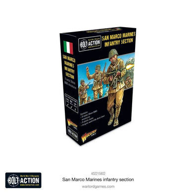 Bolt Action - Italy - San Marco Marines Infantry Section available at 401 Games Canada