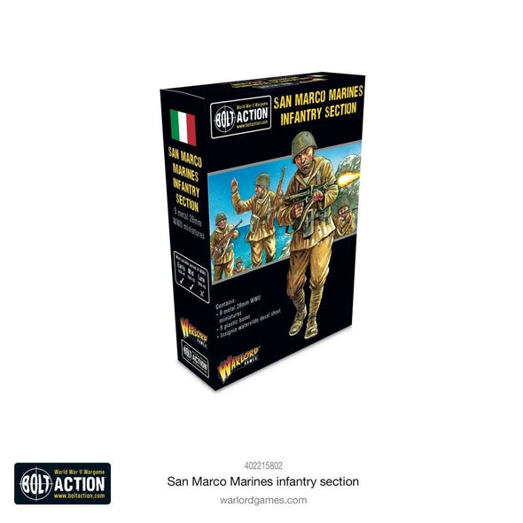 Bolt Action - Italy - San Marco Marines Infantry Section available at 401 Games Canada