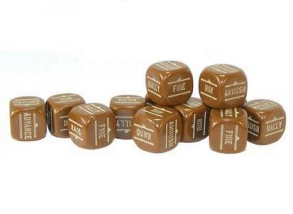 Bolt Action - Order Dice: Brown available at 401 Games Canada