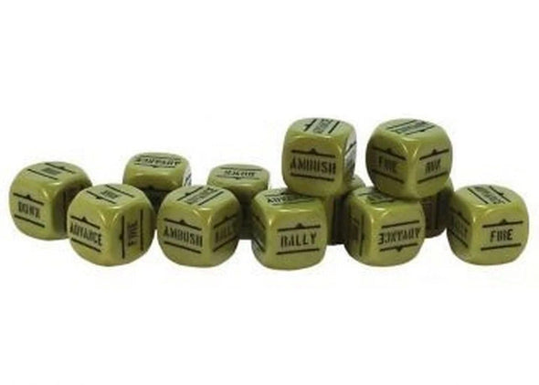 Bolt Action - Order Dice: Green available at 401 Games Canada