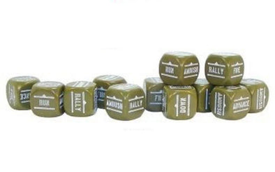 Bolt Action - Order Dice: Olive Drab available at 401 Games Canada