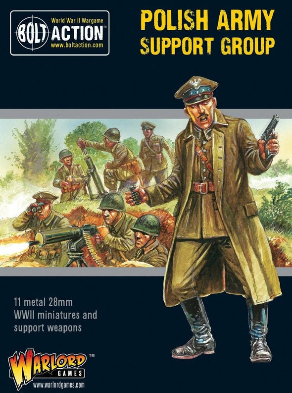 Bolt Action - Poland - Polish Army Support Group available at 401 Games Canada