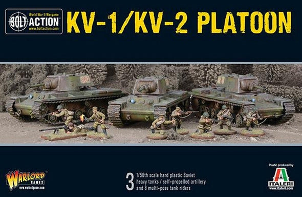 Bolt Action - Soviet Union - KV1/KV2 Platoon available at 401 Games Canada