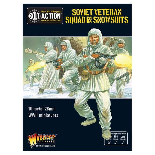 Bolt Action - Soviet Union - Soviet Veteran Squad in Snowsuits available at 401 Games Canada