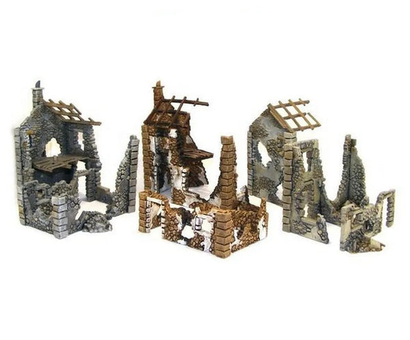 Bolt Action - Terrain - Ruined Hamlet available at 401 Games Canada