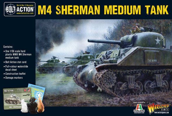 Bolt Action - United States - M4 Sherman Medium Tank available at 401 Games Canada