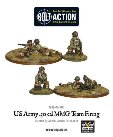 Bolt Action - United States - US Army 30 Cal MMG Team Firing available at 401 Games Canada