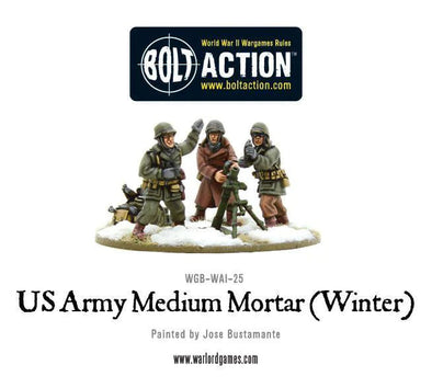 Bolt Action - United States - US Army Medium Mortar (Winter) available at 401 Games Canada