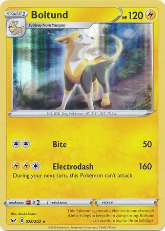 Boltund - 076/202 - Holo Rare available at 401 Games Canada
