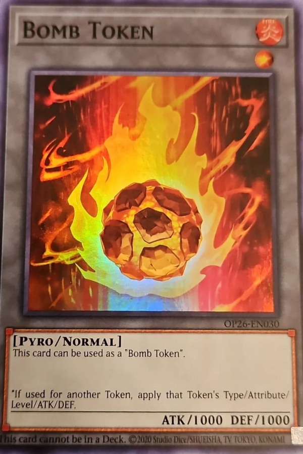 Bomb Token - OP26-EN030 - Super Rare - Unlimited