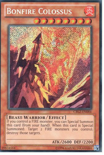 Bonfire Colossus - CBLZ-EN084 - Secret Rare - Unlimited available at 401 Games Canada