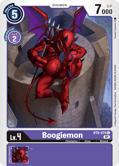 Boogiemon - BT6-074 - Common available at 401 Games Canada