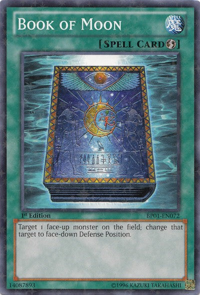 Book of Moon - BP01-EN072 - Starfoil Rare - 1st Edition available at 401 Games Canada