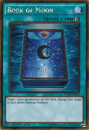 Book of Moon - PGL2-EN049 - Gold Rare - 1st Edition available at 401 Games Canada