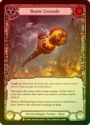 Boom Grenade (Red) - EVO084 - Common (Rainbow Foil) available at 401 Games Canada