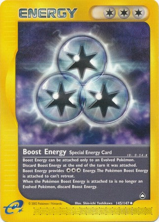 Boost Energy - 145/147 - Uncommon available at 401 Games Canada