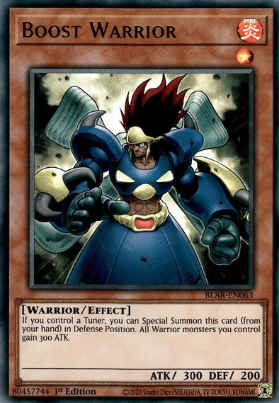 Boost Warrior - BLAR-EN063 - Ultra Rare - 1st Edition available at 401 Games Canada