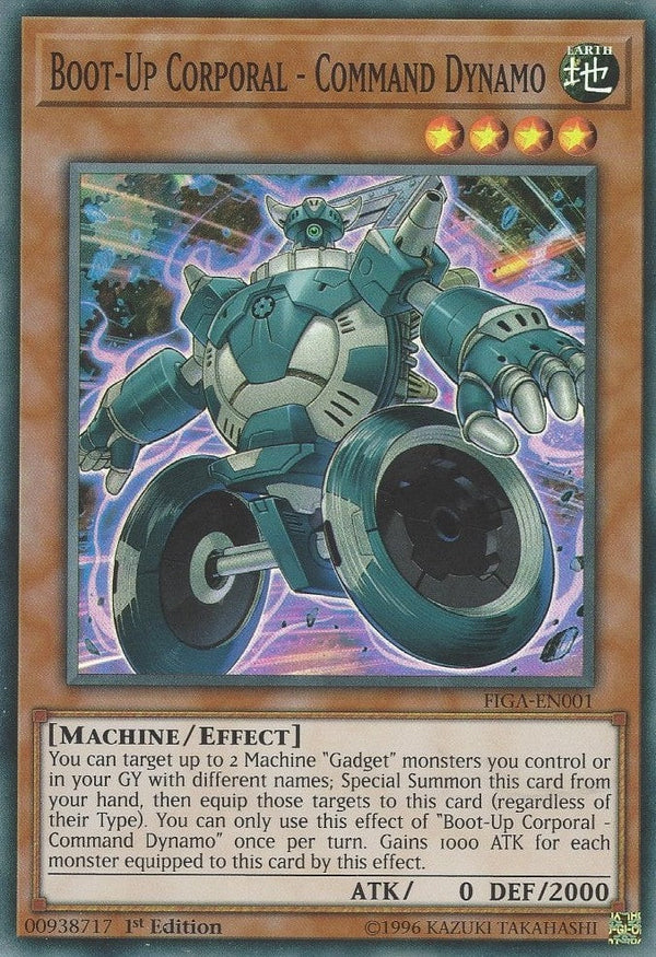 Boot-Up Corporal - Command Dynamo - FIGA-EN001 - Super Rare - 1st Edition available at 401 Games Canada