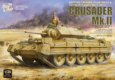 Border Model - Crusader Mk.II British Cruiser Tank MK.VI & German Pzkpfw.Mk V746(e) 1/35 [BT015] available at 401 Games Canada