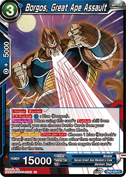 Borgos, Great Ape Assault - DB3-039 - Common available at 401 Games Canada