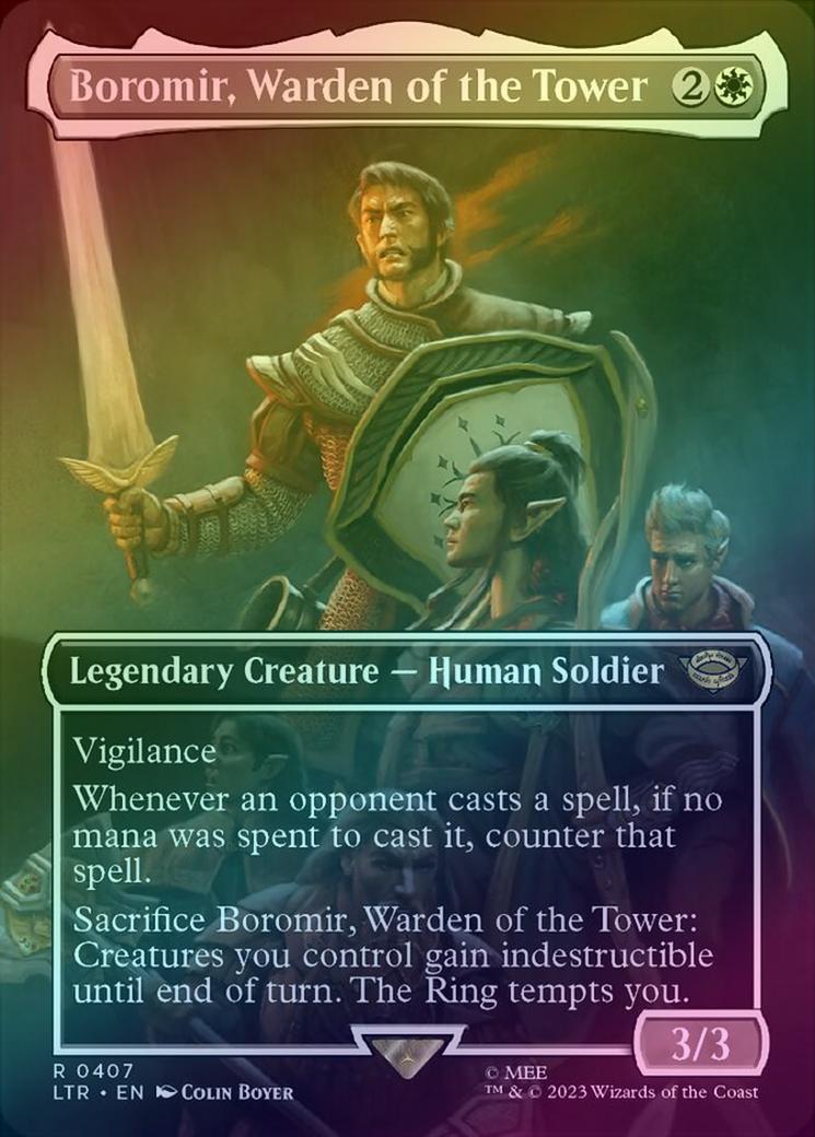 boromir card mtg 401 Games Canada - Boromir, Warden of the Tower