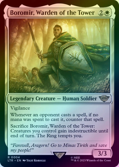 boromir card mtg Boromir, Warden of the Tower | The Lord of the Rings