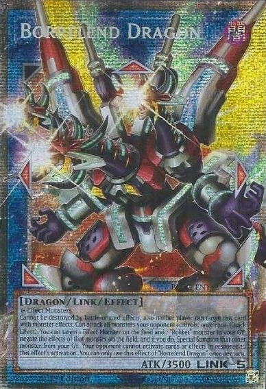 Borrelend Dragon - BLGG-EN142 - Starlight Rare (Overframe) - 1st Edition