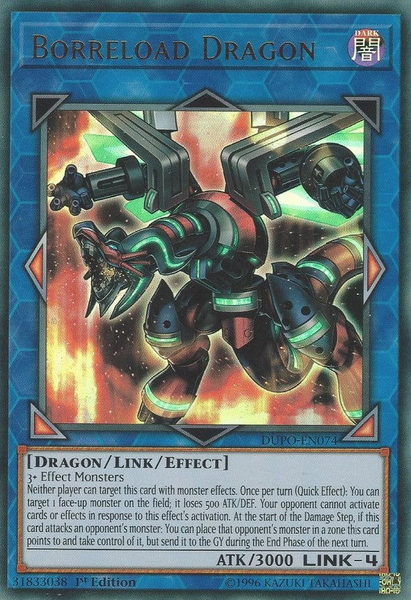 Borreload Dragon - DUPO-EN074 - Ultra Rare - 1st Edition available at 401 Games Canada