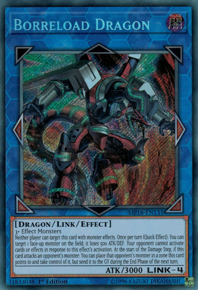 Borreload Dragon - MP18-EN131 - Secret Rare - 1st Edition available at 401 Games Canada