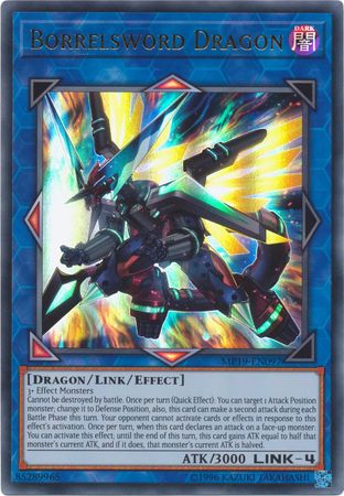 Borrelsword Dragon - MP19-EN097 - Ultra Rare - Unlimited available at 401 Games Canada