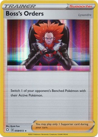 Boss's Orders - 058/072 - Holo Rare - Theme Deck Exclusive available at 401 Games Canada