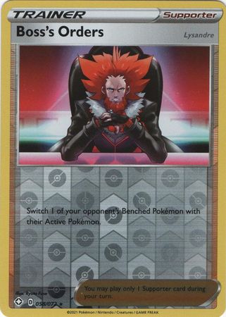 Boss's Orders - 058/072 - Rare - Reverse Holo available at 401 Games Canada