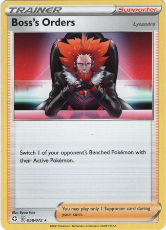 Boss's Orders - 058/072 - Rare available at 401 Games Canada