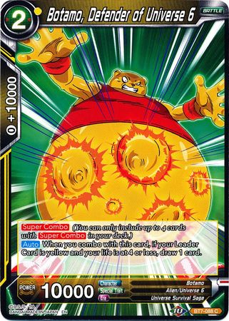 Botamo, Defender of Universe 6 - BT7-088 - Common available at 401 Games Canada