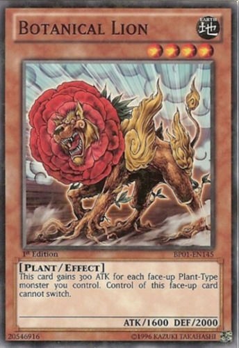 Botanical Lion - BP01-EN145 - Starfoil Rare - 1st Edition available at 401 Games Canada