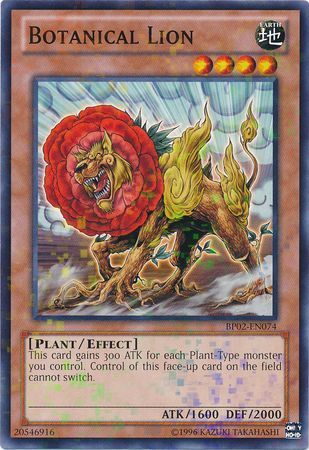 Botanical Lion - BP02-EN074 - Mosaic Rare - Unlimited available at 401 Games Canada